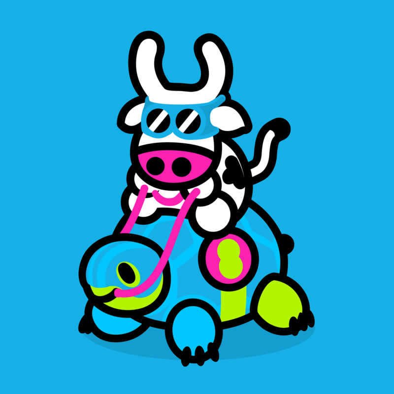 Cowly & Turtly vector by QuailStudio