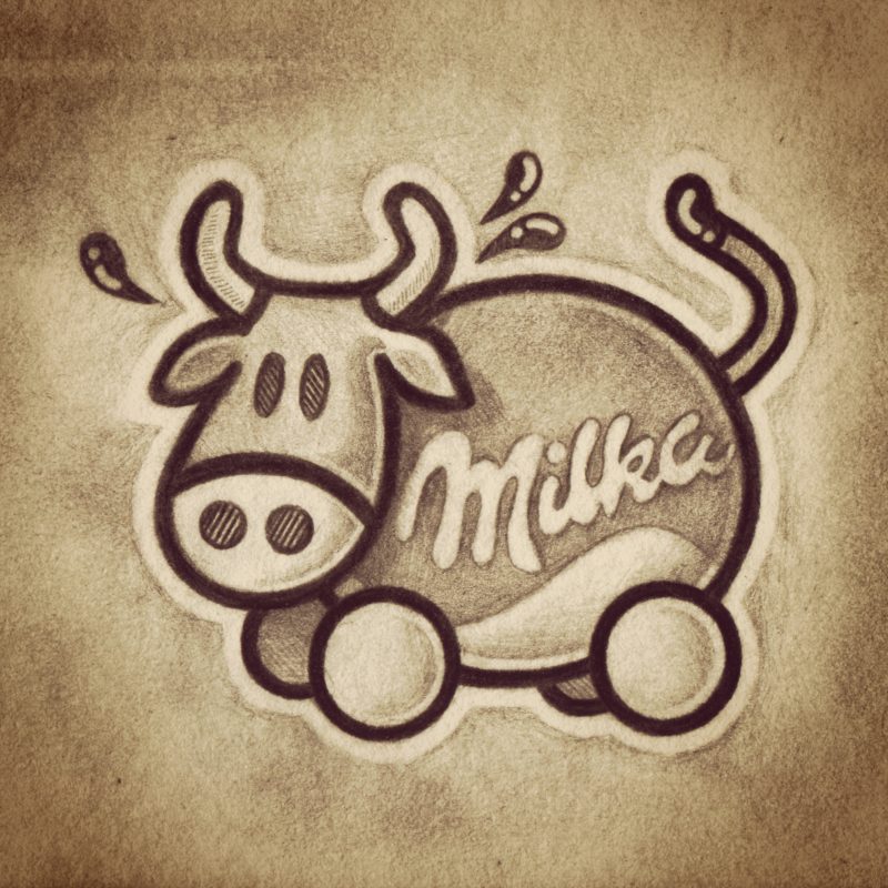Milka Cowly Sketch by QuailStudio