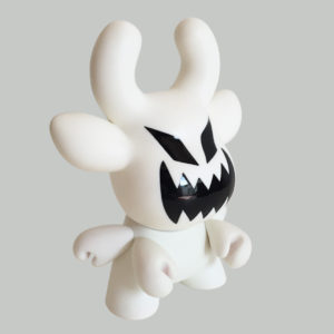 Ghost Cowly custom Dunny toy by QuailStudio